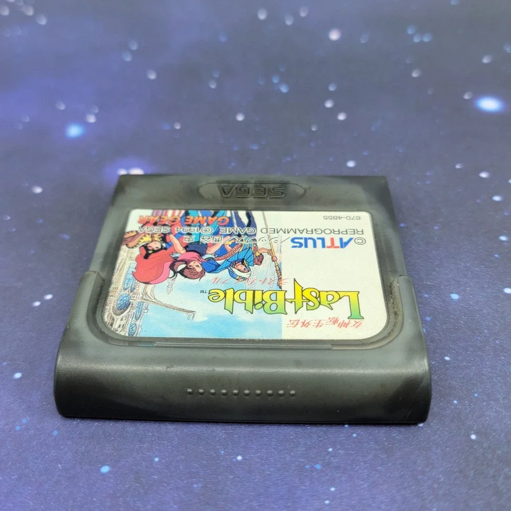 Atlus Last Bible Megami Tensei Gaiden Sega Game Gear Japan Import Cartridge 1994